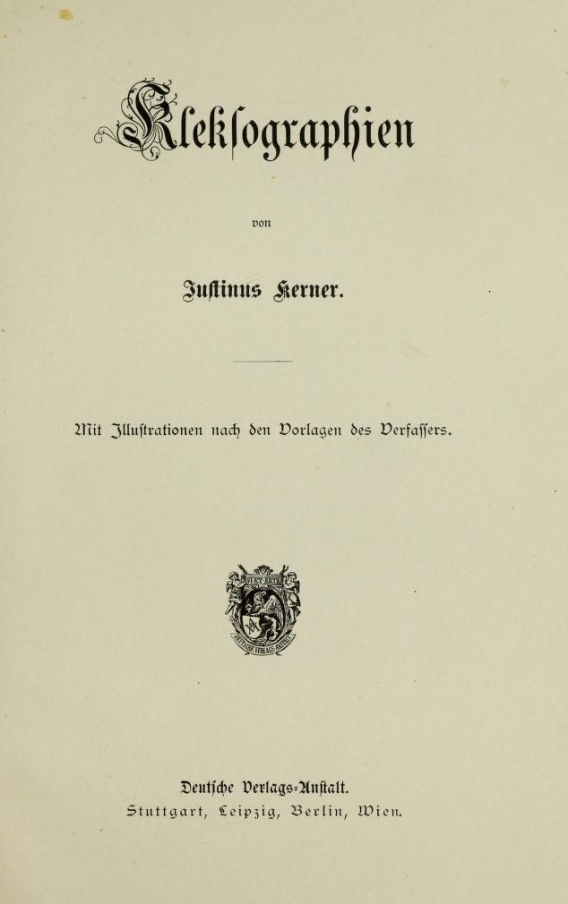 Medieval Milestone hop Fearful Symmetry: Inkblot Books (1859–1915) – The Public Domain Review